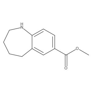 methyl 2,3,4,5-tetrahydro-1H-1-benzazepine-7-carboxylate Structure