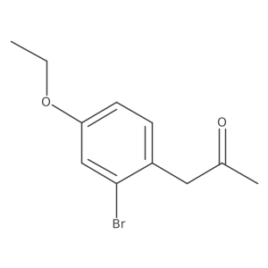 1-(2-Bromo-4-ethoxyphenyl)propan-2-one结构式
