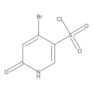 4-Bromo-2-hydroxypyridine-5-sulfonyl chloride Structure