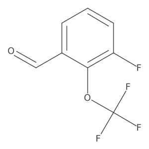 3-Fluoro-2-(trifluoromethoxy)benzaldehyde Structure