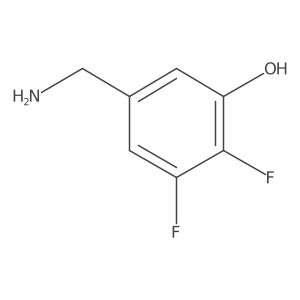 5-(Aminomethyl)-2,3-difluorophenol结构式