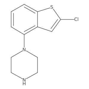 1-(2-Chlorobenzo[b]thien-4-yl)piperazine结构式