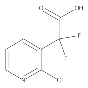 2-(2-Chloropyridin-3-yl)-2,2-difluoroacetic acid结构式