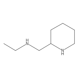 ethyl({[(2R)-piperidin-2-yl]methyl})amine结构式