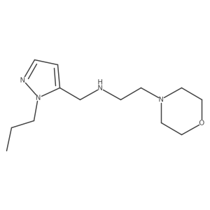 [2-(morpholin-4-yl)ethyl][(1-propyl-1H-pyrazol-5-yl)methyl]amine Structure