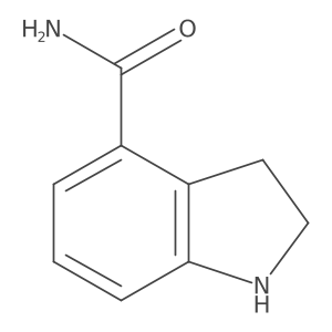 2,3-dihydro-1H-indole-4-carboxamide结构式