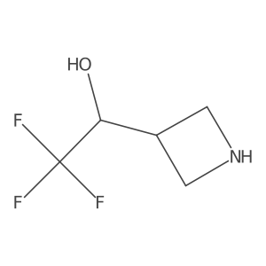 1-(Azetidin-3-yl)-2,2,2-trifluoroethan-1-ol结构式