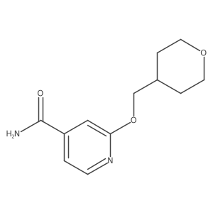 2-((tetrahydro-2H-pyran-4-yl)methoxy)isonicotinamide Structure
