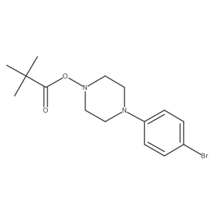 4-(4-Bromophenyl)piperazin-1-yl pivalate Structure