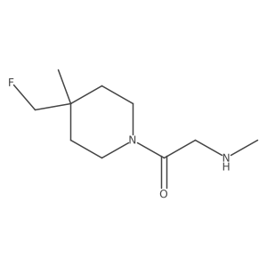 1-(4-(Fluoromethyl)-4-methylpiperidin-1-yl)-2-(methylamino)ethan-1-one Structure