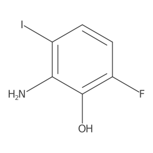 2-Amino-6-fluoro-3-iodophenol Structure