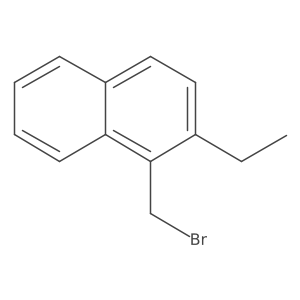 1-(Bromomethyl)-2-ethylnaphthalene结构式
