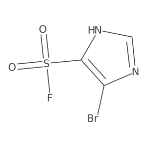 4-bromo-1H-imidazole-5-sulfonyl fluoride结构式