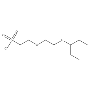 2-[2-(Pentan-3-yloxy)ethoxy]ethane-1-sulfonyl chloride结构式