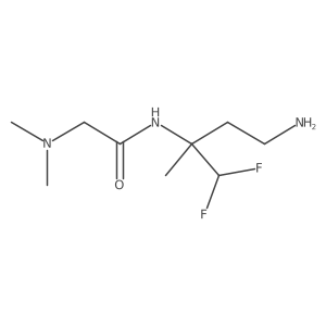 N-(4-amino-1,1-difluoro-2-methylbutan-2-yl)-2-(dimethylamino)acetamide Structure