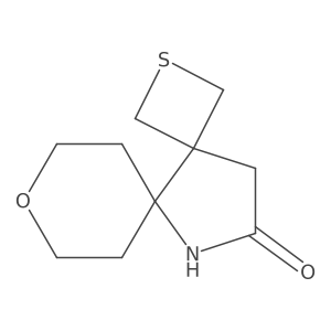 8-Oxa-2-thia-11-azadispiro[3.0.5^{5}.3^{4}]tridecan-12-one Structure