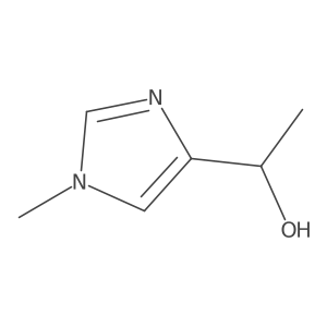 (1S)-1-(1-methyl-1H-imidazol-4-yl)ethan-1-ol结构式