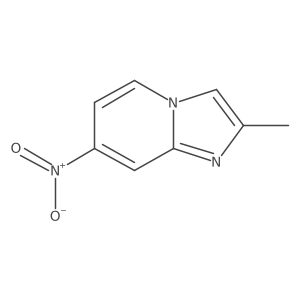 2-Methyl-7-nitroimidazo[1,2-a]pyridine结构式
