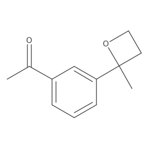 1-(3-(2-Methyloxetan-2-yl)phenyl)ethan-1-one Structure