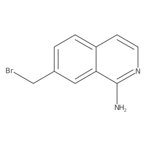 1-Isoquinolinamine, 7-(bromomethyl)- Structure