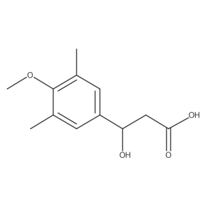 (3S)-3-hydroxy-3-(4-methoxy-3,5-dimethylphenyl)propanoic acid Structure