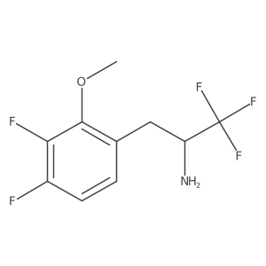 3-(3,4-Difluoro-2-methoxyphenyl)-1,1,1-trifluoropropan-2-amine Structure