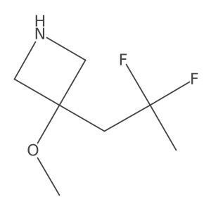 3-(2,2-Difluoropropyl)-3-methoxyazetidine结构式