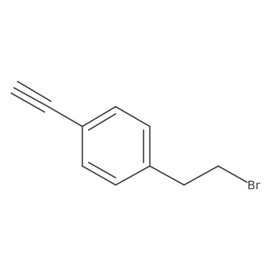 1-(2-Bromoethyl)-4-ethynylbenzene结构式