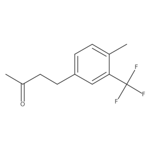 4-[4-Methyl-3-(trifluoromethyl)phenyl]butan-2-one结构式
