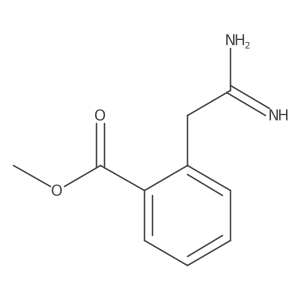 Methyl 2-(carbamimidoylmethyl)benzoate Structure