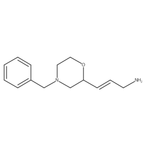 3-(4-Benzylmorpholin-2-yl)prop-2-en-1-amine结构式