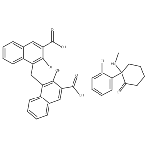 Ketamine pamoate结构式