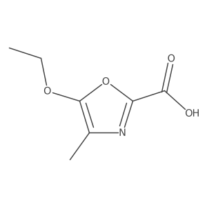 2-Oxazolecarboxylic acid, 5-ethoxy-4-methyl- Structure