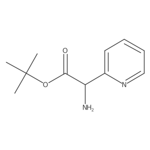 (R)-Pyridin-2-yl-glycine tert-butyl ester Structure