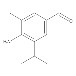 4-Amino-3-isopropyl-5-methylbenzaldehyde结构式