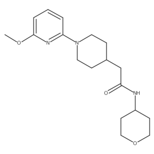 2-[1-(6-methoxypyridin-2-yl)piperidin-4-yl]-N-(oxan-4-yl)acetamide Structure