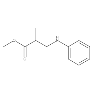 Methyl 2-methyl-3-(phenylamino)propanoate Structure