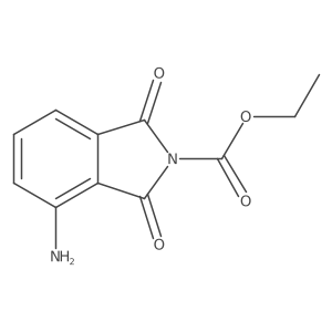 3-amino-N-ethoxycarbonylphthalimide Structure
