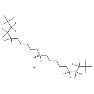 Ammonium bis(5,5,6,6,7,7,8,8,8-nonafluoro-1-octyl) phosphate结构式