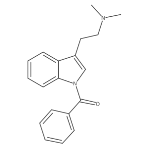 [3-[2-(Dimethylamino)ethyl]-1H-indol-1-yl]phenylmethanone结构式