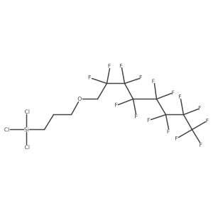 C7F15CH2OCH2CH2CH2SiCl3 Structure