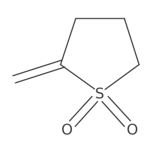 2-Methylidene-1lambda6-thiolane-1,1-dione结构式