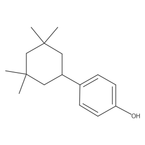 4-(3,3,5,5-Tetramethyl-cyclohexyl)-phenol Structure
