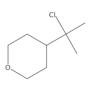 4-(2-Chloropropan-2-yl)oxane Structure