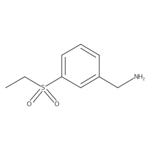 [3-(Ethanesulfonyl)phenyl]methanamine结构式