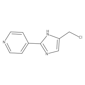 4-(5-Chloromethyl-1H-imidazol-2-YL)-pyridine结构式