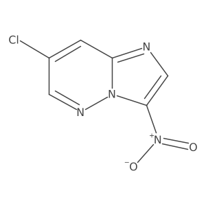 7-Chloro-3-nitroimidazo[1,2-b]pyridazine Structure