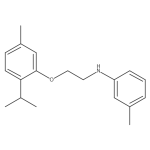 N-[2-(2-Isopropyl-5-methylphenoxy)ethyl]-3-methylaniline结构式
