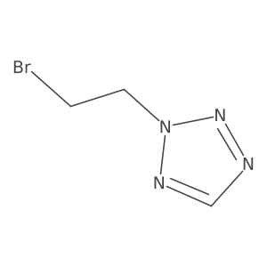 2-(2-Bromoethyl)-2H-tetrazole结构式