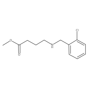 Methyl 4-((2-chlorobenzyl)amino)butanoate结构式